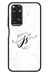 JS Monogram White - Xiaomi Redmi Note 11/11S 4G