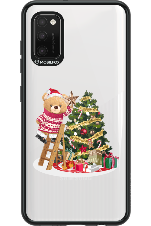 Christmas Bear (Transparent) - Samsung Galaxy A41