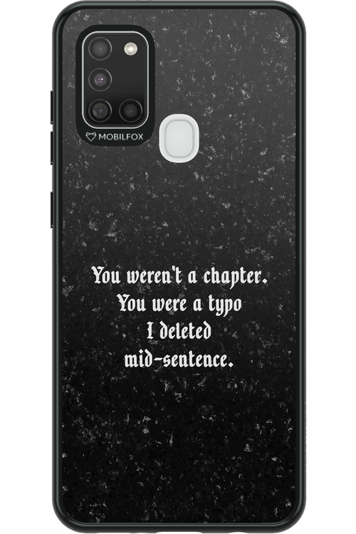 A Typo - Samsung Galaxy A21 S