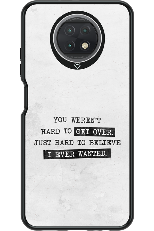 Hard to Believe - Xiaomi Redmi Note 9T 5G