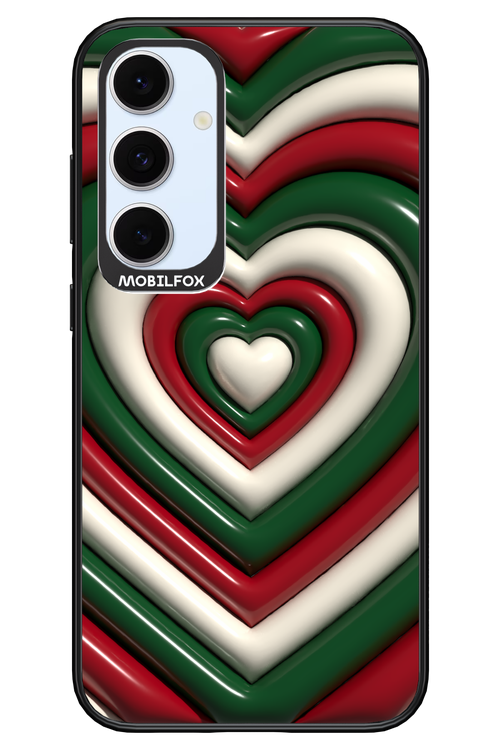 XMAS Hearts - Samsung S24 FE