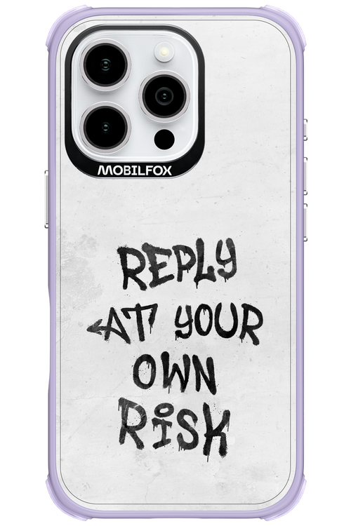 At Your Own Risk - Apple iPhone 16 Pro