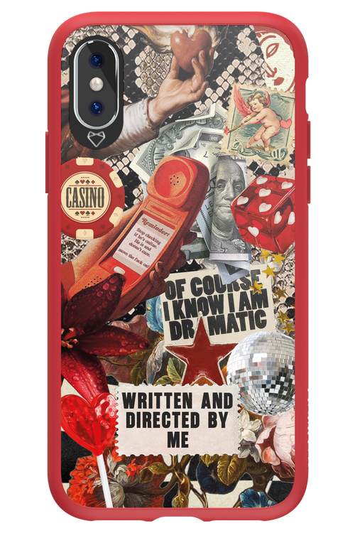 RED VINTAGE - Apple iPhone XS