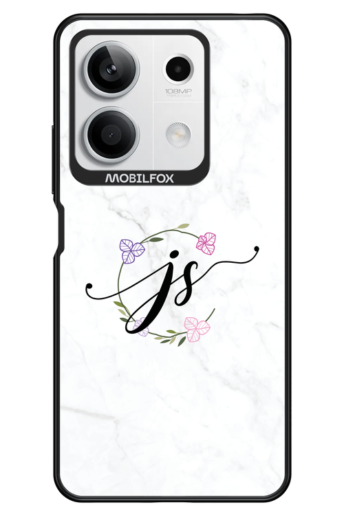 JS Monogram White - Xiaomi Redmi Note 13 5G