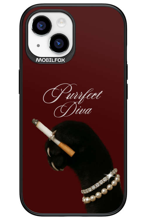 Purrfect Diva - Apple iPhone 15