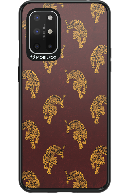 Burgundy Leopard Pattern - OnePlus 8T