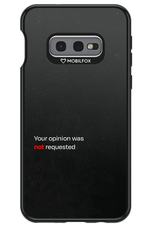 Not Requested - Samsung Galaxy S10e