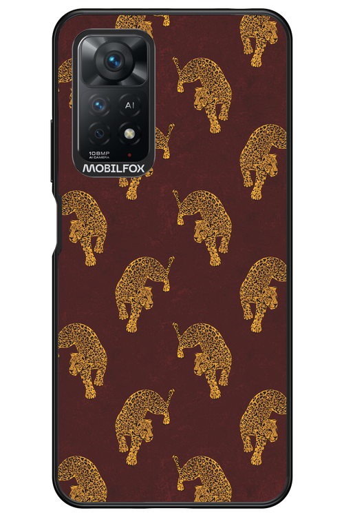 Burgundy Leopard Pattern - Xiaomi Redmi Note 11Pro 4G/5G