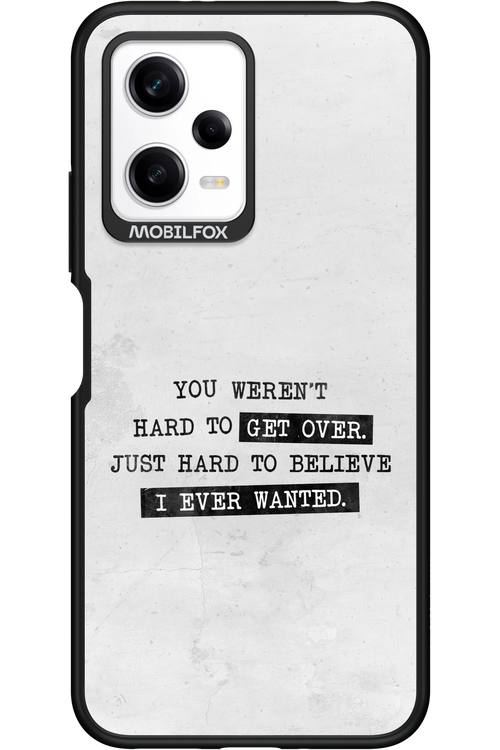 Hard to Believe - Xiaomi Redmi Note 12 5G