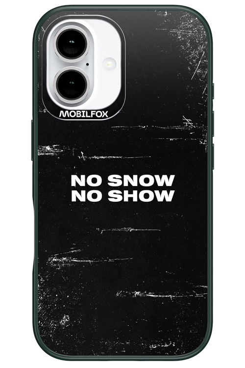 No snow, no show - Apple iPhone 16