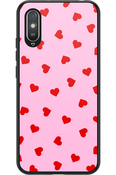 Sprinkle Heart Pink - Xiaomi Redmi 9A