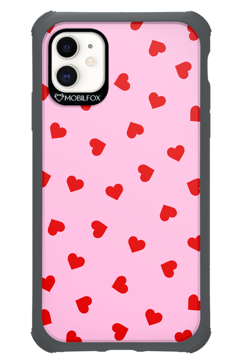 Sprinkle Heart Pink - Apple iPhone 11