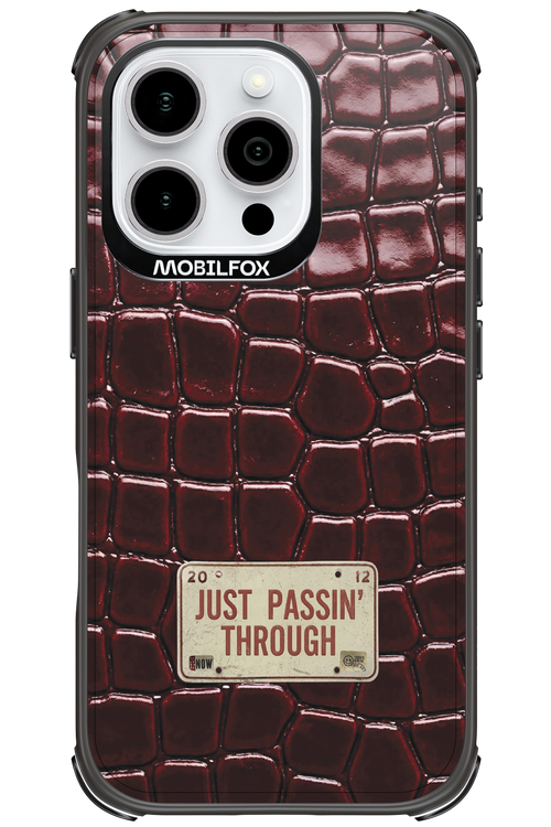 Just passin through 2.0 - Apple iPhone 16 Pro