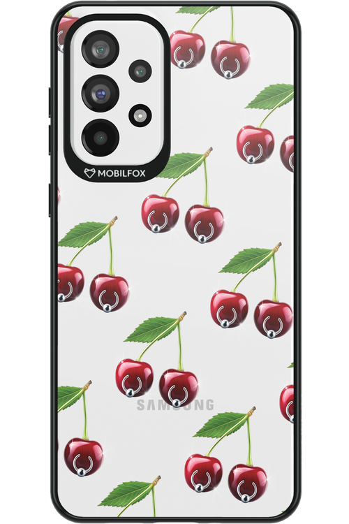 Spicy Cherries Transparent - Samsung Galaxy A73