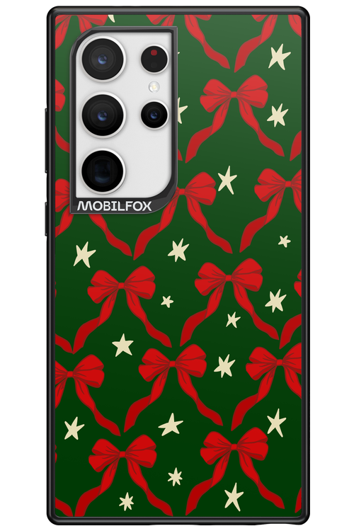 Bow & Stars (Green) - Samsung Galaxy S24 Ultra