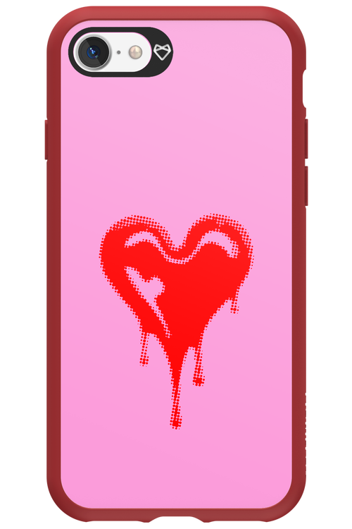 Heart Pink - Apple iPhone 7