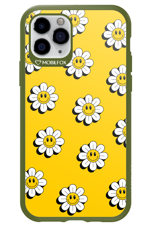 Smiley Flowers - Apple iPhone 11 Pro