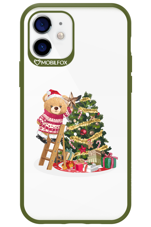 Christmas Bear (Transparent) - Apple iPhone 12