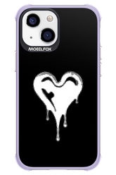 Heart Black - Apple iPhone 13 Mini