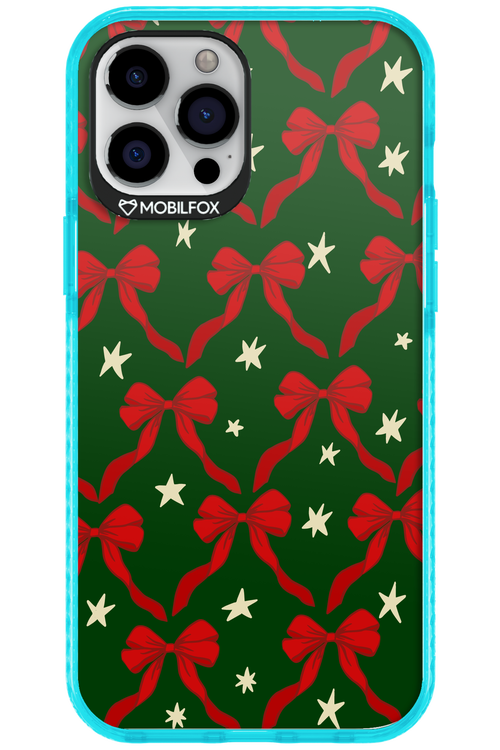 Bow & Stars (Green) - Apple iPhone 12 Pro Max