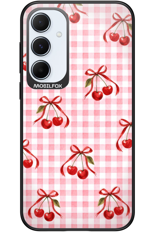 Pink Cherry Checked 2.0 - Samsung Galaxy A55
