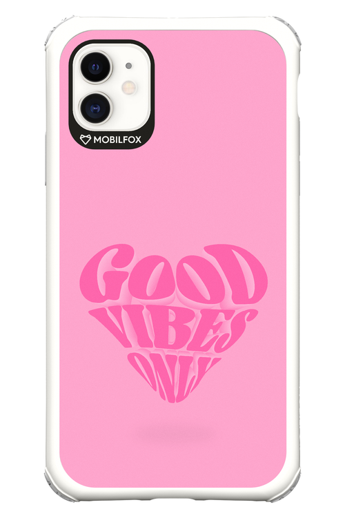 Good Vibes Heart - Apple iPhone 11