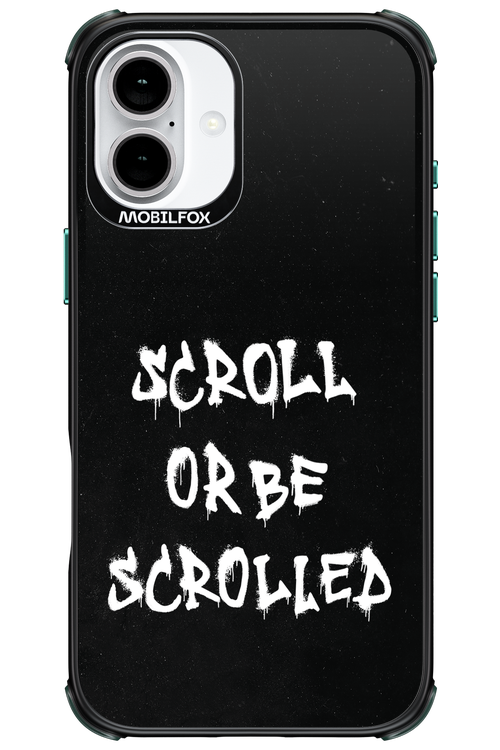Scroll Black - Apple iPhone 16 Plus