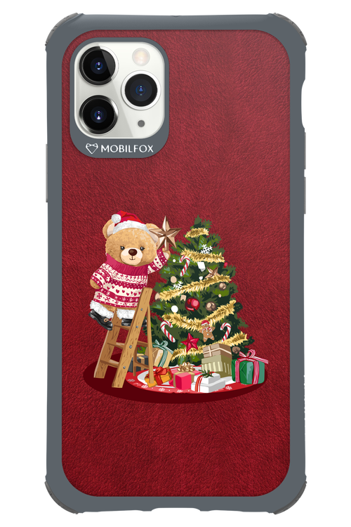 Christmas Bear (Burgundy) - Apple iPhone 11 Pro