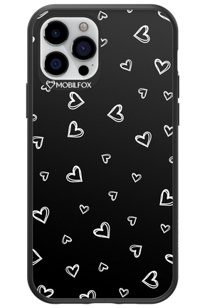 Monochrome Hearts 2.0 - Apple iPhone 12 Pro