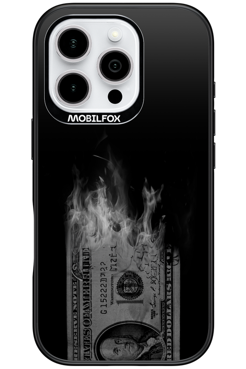 Money Burn B&W 2.0 - Apple iPhone 16 Pro