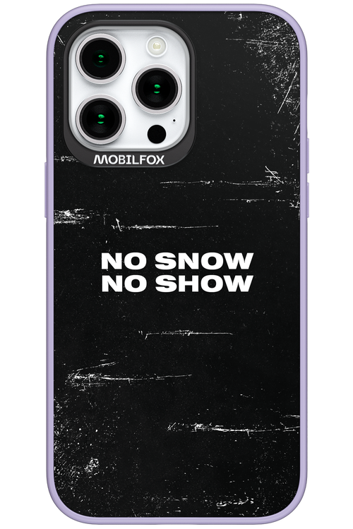 No snow, no show - Apple iPhone 15 Pro Max