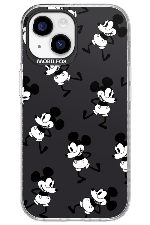 Iconic Mouse (antracite pattern) - Apple iPhone 15