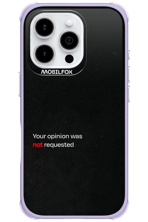Not Requested 2.0 - Apple iPhone 16 Pro