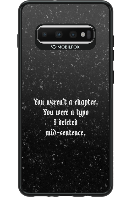 A Typo - Samsung Galaxy S10+