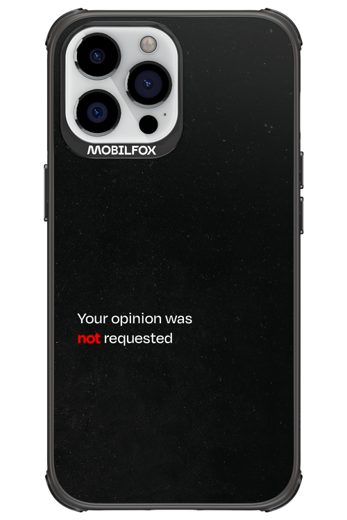 Not Requested 2.0 - Apple iPhone 13 Pro Max