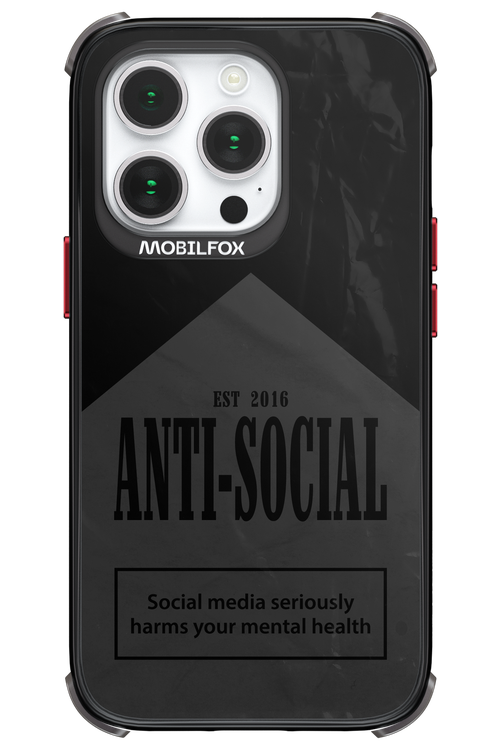 ANTI-SOCIAL (BLVCK) 2.0 - Apple iPhone 14 Pro
