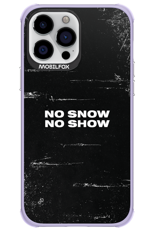No snow, no show - Apple iPhone 13 Pro Max