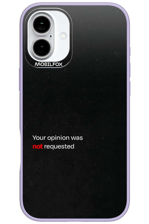 Not Requested 2.0 - Apple iPhone 16 Plus