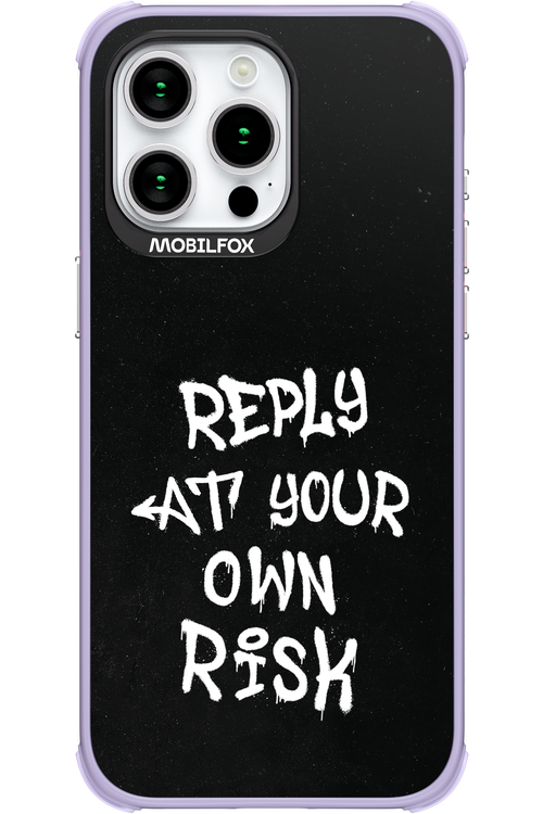 Risk Black 2.0 - Apple iPhone 15 Pro Max