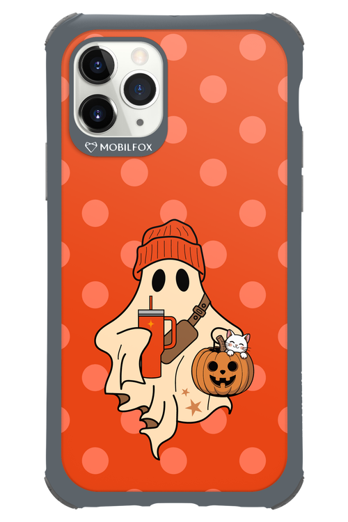 Ghost Girl (Orange) - Apple iPhone 11 Pro