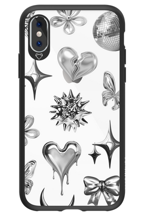 Silver Zone Transparent - Apple iPhone X