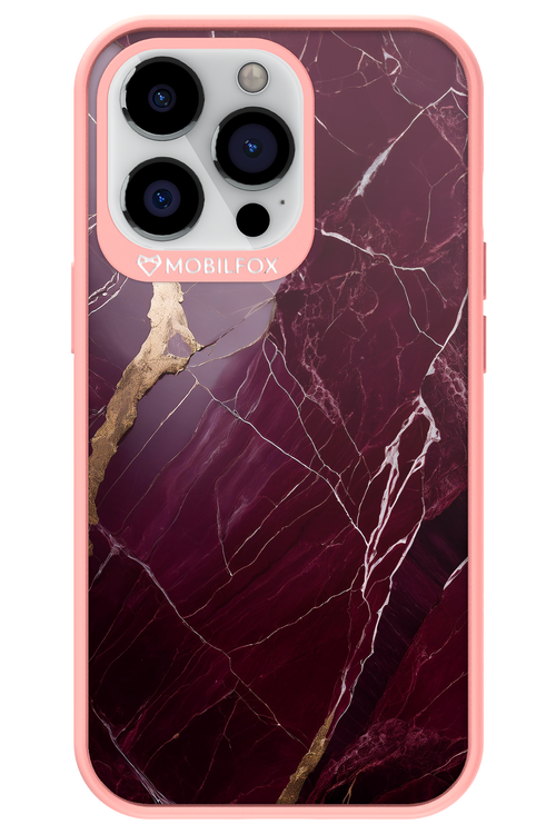 Burgundy Marble - Apple iPhone 13 Pro