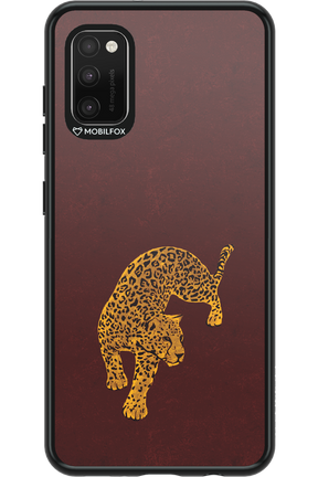 Burgundy Leopard - Samsung Galaxy A41