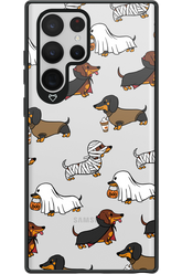 Scary Dachshund (Transparent) - Samsung Galaxy S22 Ultra