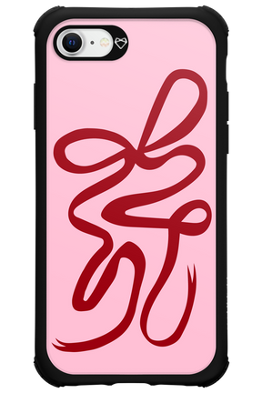Burgundy Bow - Apple iPhone SE 2020