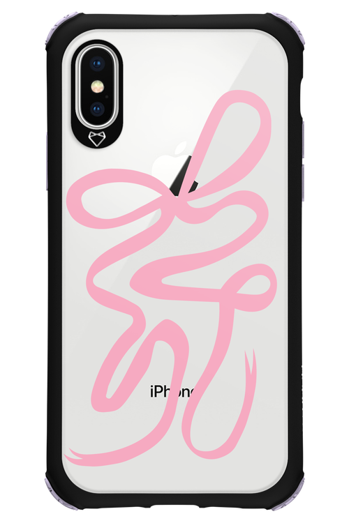Pink Bow - Apple iPhone X