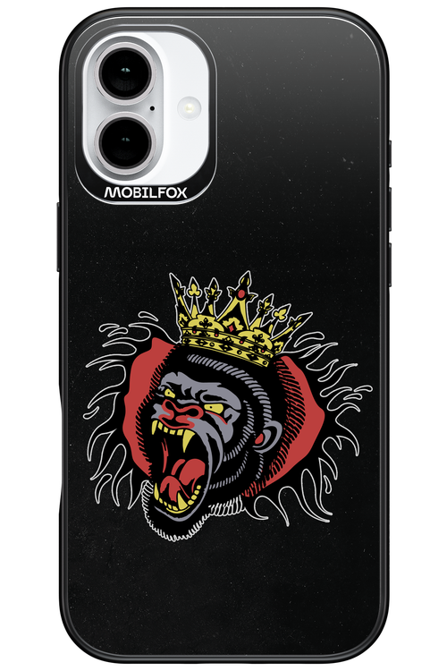 Monkey Rage Black - Apple iPhone 16 Plus