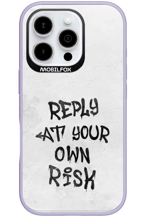At Your Own Risk 2.0 - Apple iPhone 16 Pro