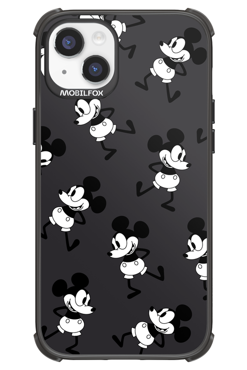 Iconic Mouse (antracite pattern) - Apple iPhone 14 Plus