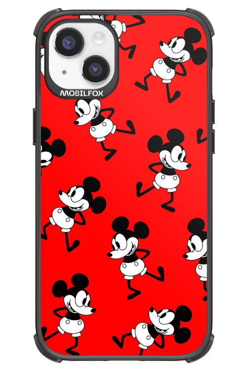 Iconic Mouse (red pattern) - Apple iPhone 14 Plus